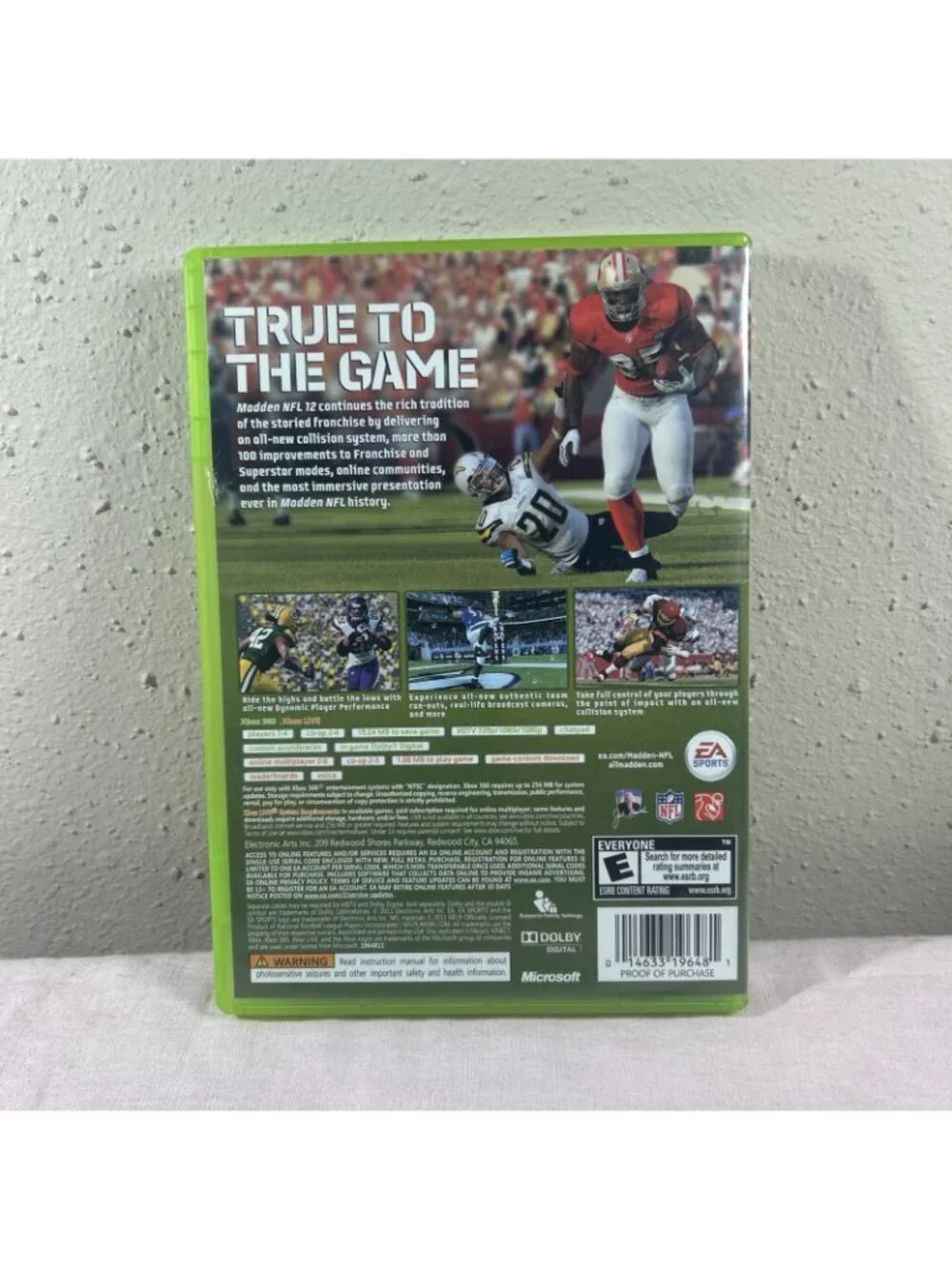 Madden NFL 12 (Microsoft Xbox 360, 2011)